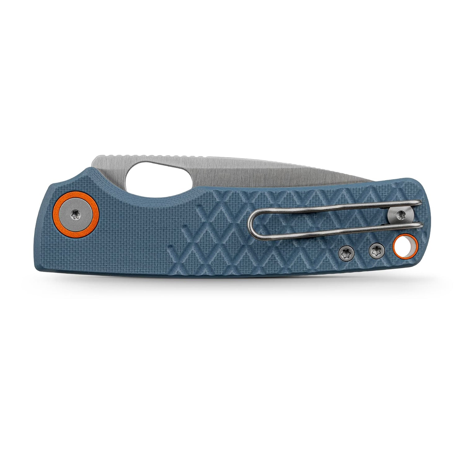 Porcupine | Blue Crosshatch G10 + Satin 14C28N - A2621