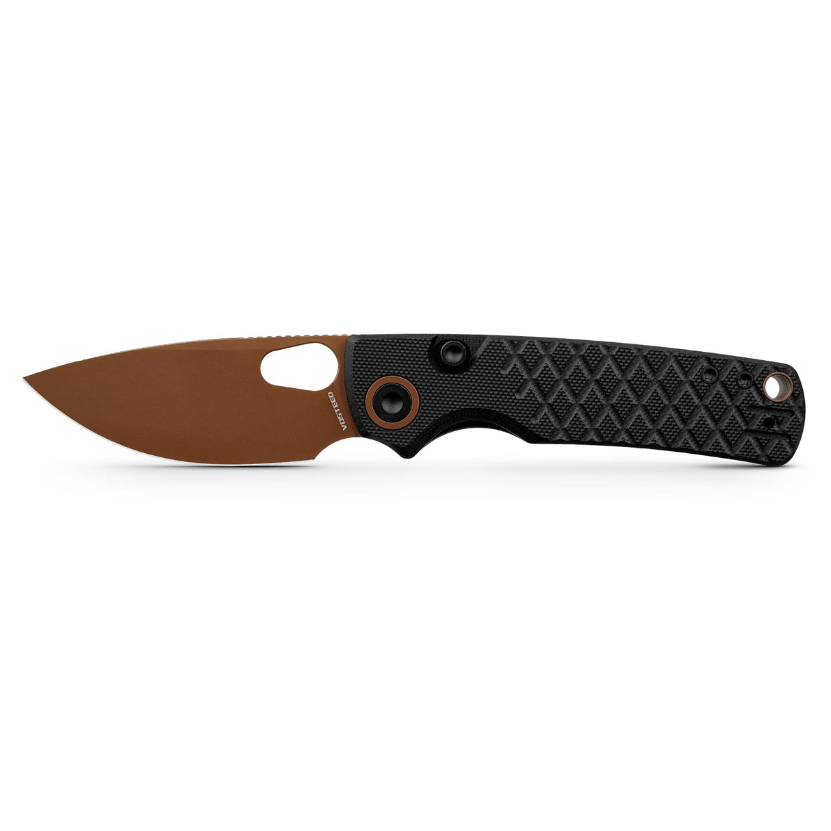 Porcupine | Black Crosshatch G10 + Copper Dune 14C28N - A2622