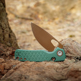 Porcupine | Green Crosshatch G10 + Copper Dune 14C28N - A2623