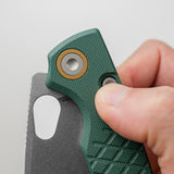 Porcupine | Green Crosshatch G10 + Stonewash 14C28N - A2624