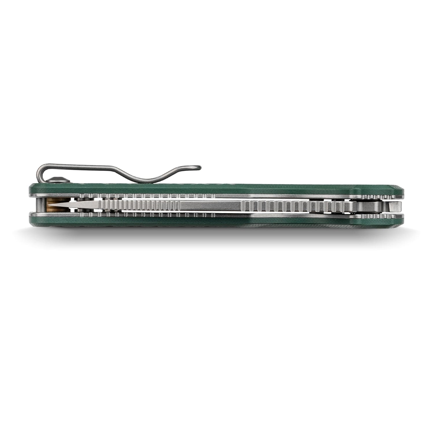 Porcupine | Green Crosshatch G10 + Stonewash 14C28N - A2624