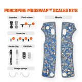 Porcupine ModSwap™ Handle Scales Kit | Blue Ocean Micarta