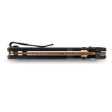 Porcupine ModSwap™ | Black G10 + Copper Dune 154CM - A3101