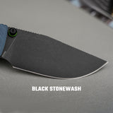 Porcupine ModSwap™ | Blue G10 + Blackwash 154CM - A3102