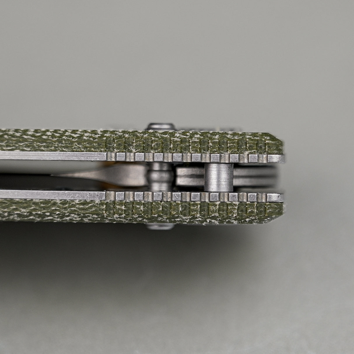 Porcupine ModSwap™ | Green Micarta + Stonewash 154CM - A3104