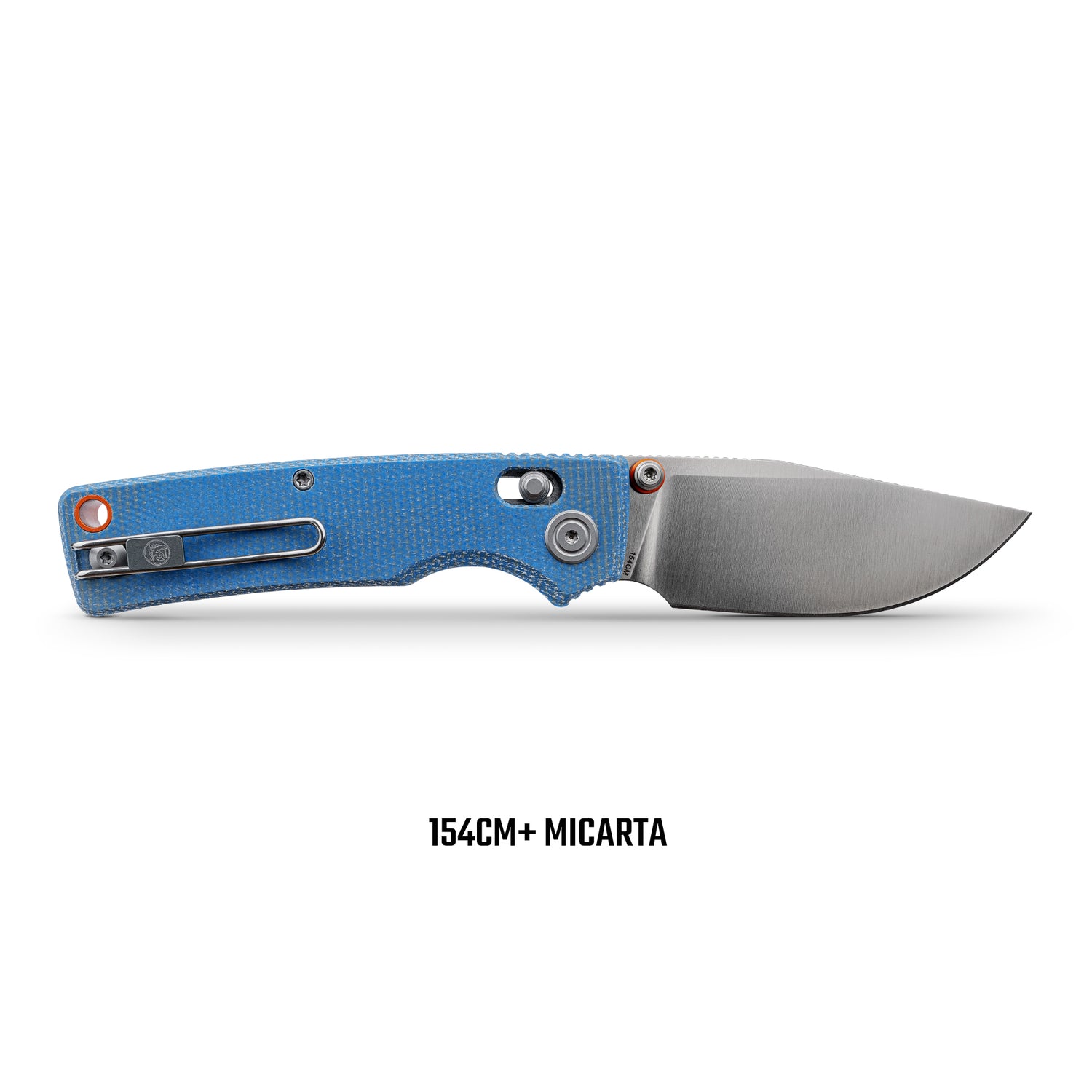 Porcupine ModSwap™ | Blue Micarta + Satin 154CM - A3105