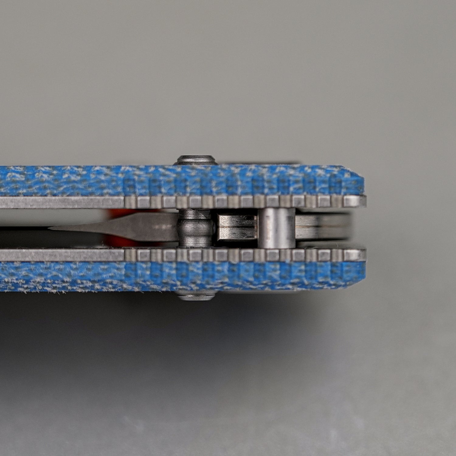 Porcupine ModSwap™ | Blue Micarta + Satin 154CM - A3105