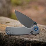 Porcupine Thumb Stud | Grey G10 + Destroyer Grey 14C28N - A2612