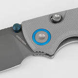 Porcupine Thumb Stud | Grey G10 + Destroyer Grey 14C28N - A2612