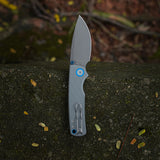 Porcupine Thumb Stud | Grey G10 + Destroyer Grey 14C28N - A2612