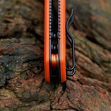 Porcupine Thumb Stud | Orange G10 + Blackwash 14C28N - A2628