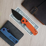 Porcupine Thumb Stud | Orange G10 + Blackwash 14C28N - A2628