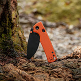 Porcupine Thumb Stud | Orange G10 + Blackwash 14C28N - A2628