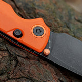 Porcupine Thumb Stud | Orange G10 + Blackwash 14C28N - A2628