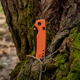 Porcupine Thumb Stud | Orange G10 + Blackwash 14C28N - A2628