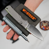 Porcupine TiSlim | Ti + Satin 154CM - A4801