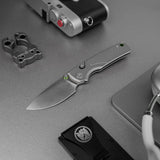 Porcupine TiSlim | Ti + Satin 154CM - A4801