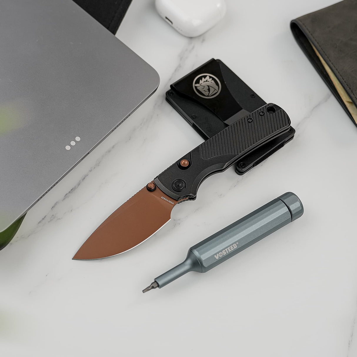 Porcupine TiSlim | Black Ti + Copper Dune 154CM - A4802