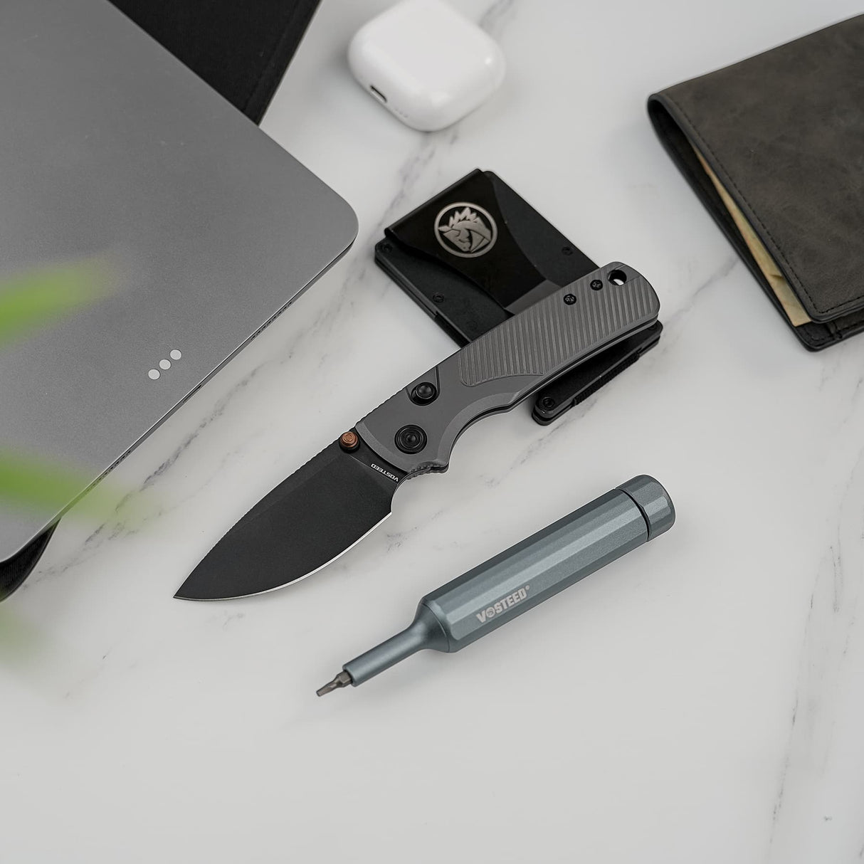 Porcupine TiSlim | Dim Grey Ti + Blackwash 154CM - A4804