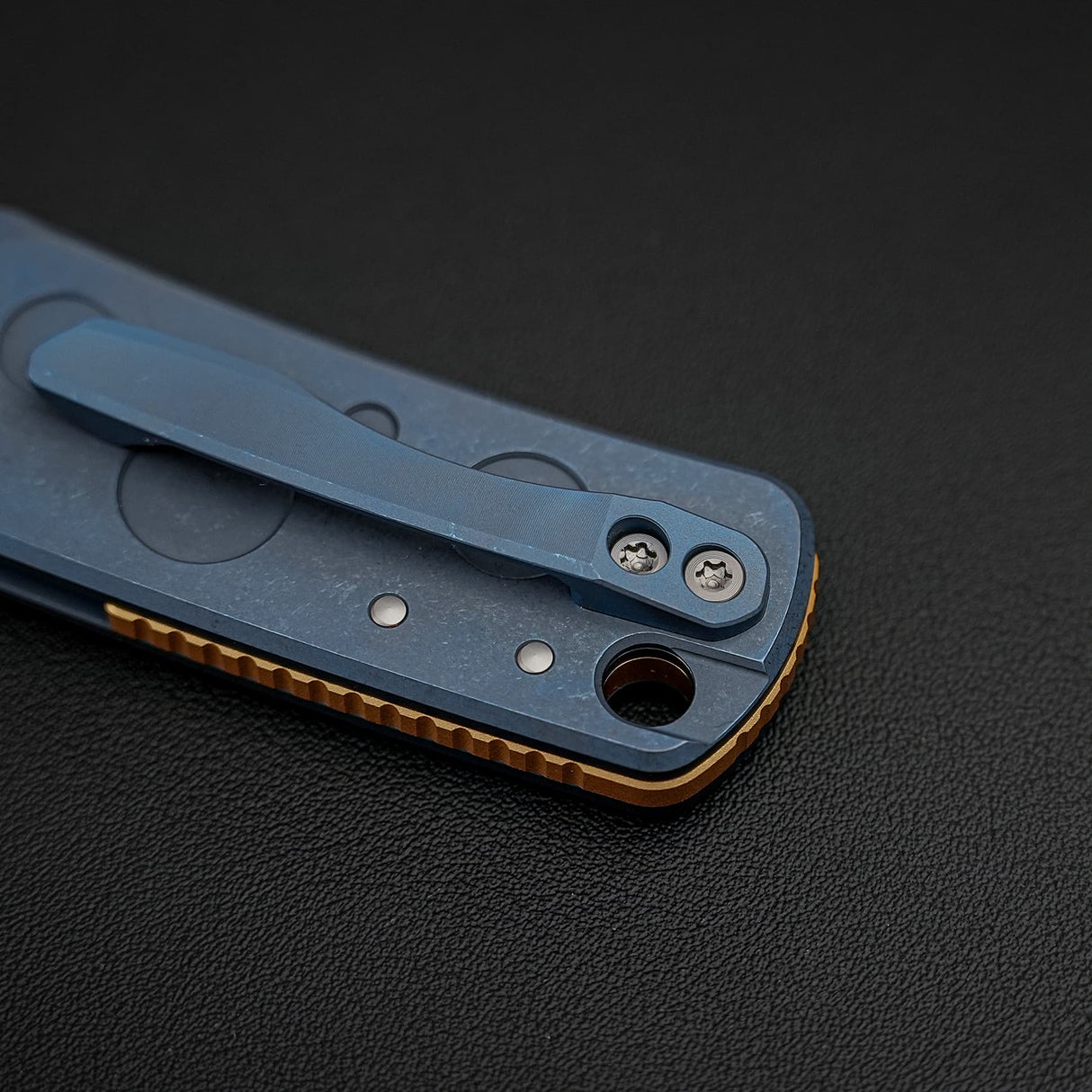 Porcupine TiSlim | Blue Ti + Satin S90V
