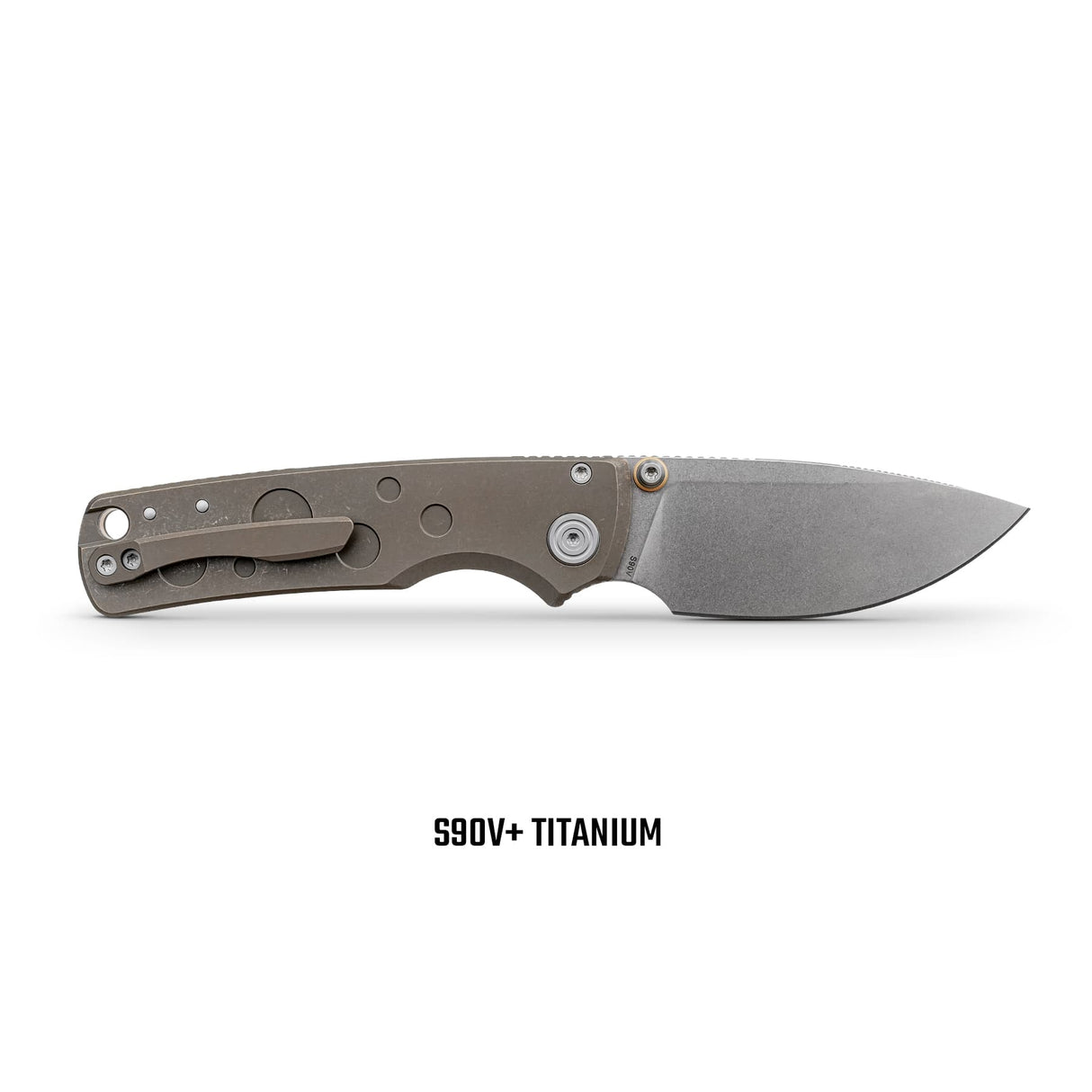 Porcupine TiSlim | Brasswash Ti + Stonewash S90V