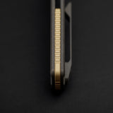 Porcupine TiSlim | Brasswash Ti + Stonewash S90V