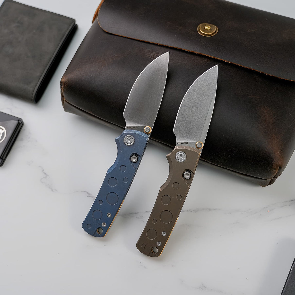 Porcupine TiSlim | Brasswash Ti + Stonewash S90V