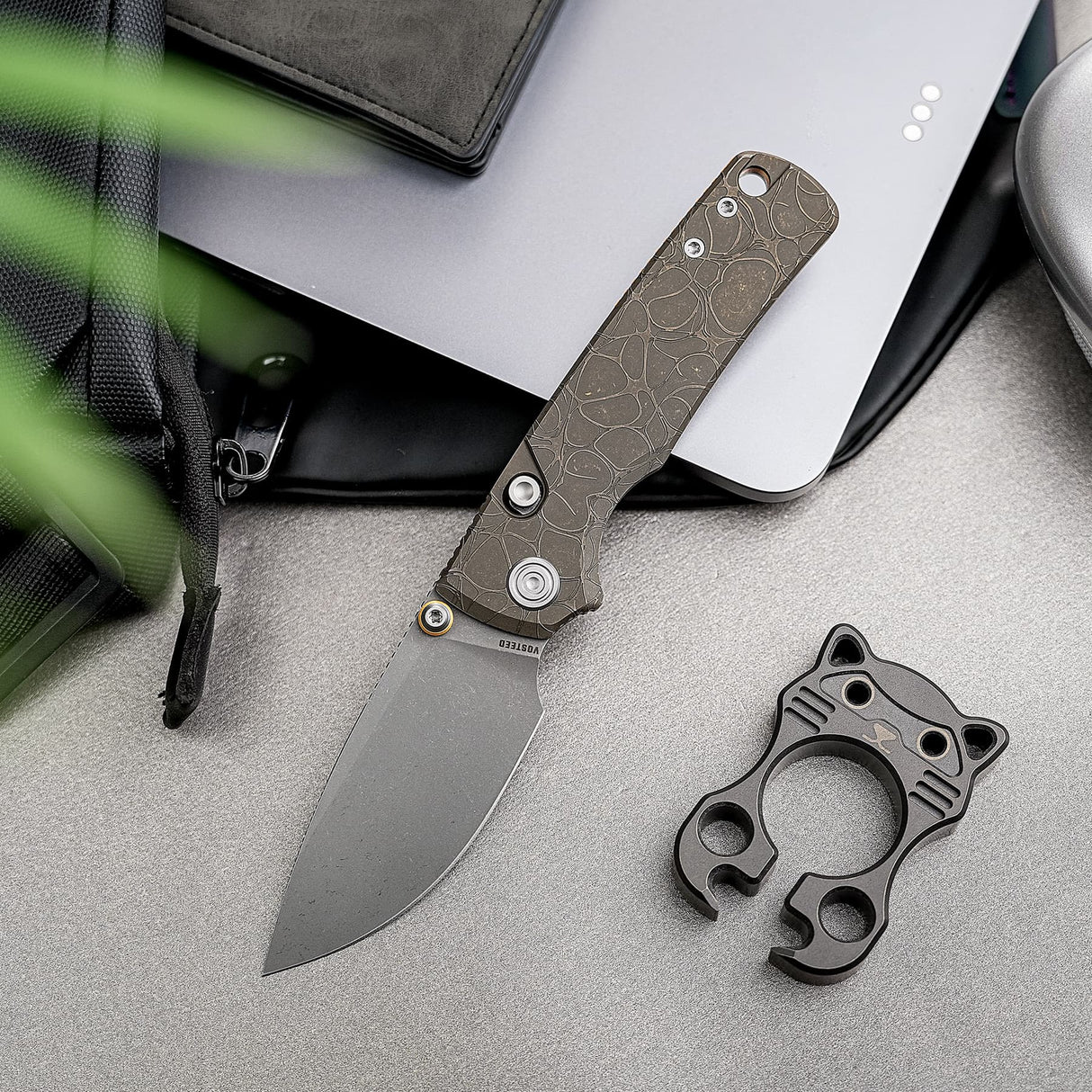 Porcupine TiSlim | Acid Wash Copper Ti + Acid Stonewash S90V - A4811