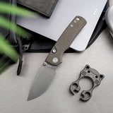Porcupine TiSlim | Acid Wash Copper Ti + Acid Stonewash S90V - A4811