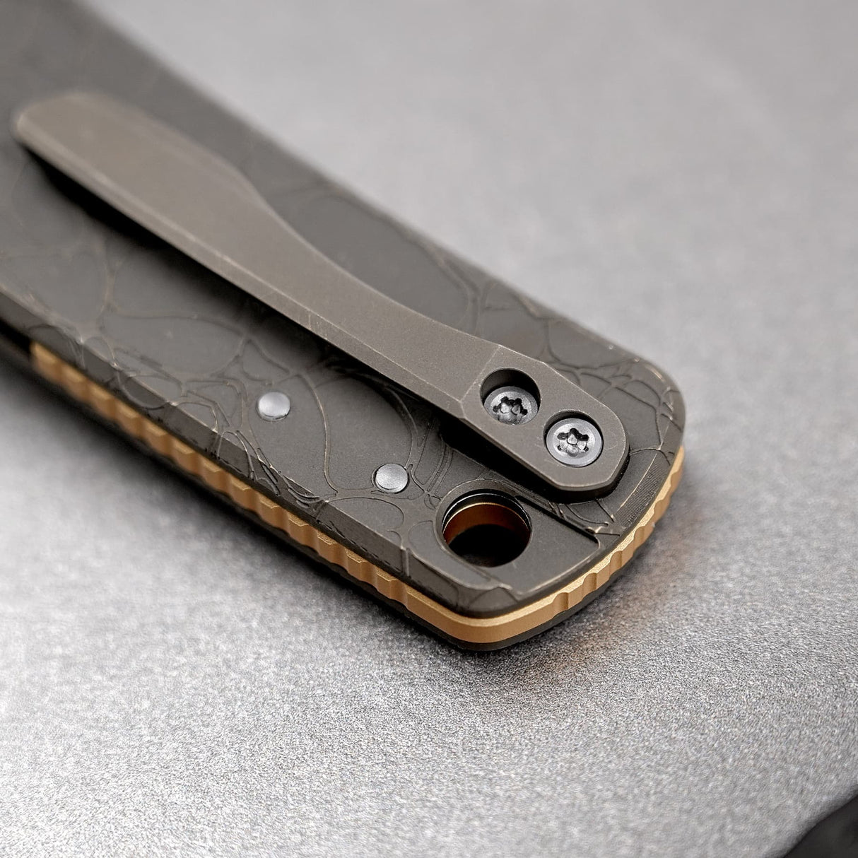 Porcupine TiSlim | Acid Wash Copper Ti + Acid Stonewash S90V - A4811