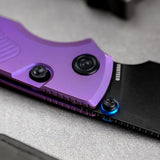 Porcupine TiSlim | Rebecca Purple Ti + Blackwash 154CM - A4812