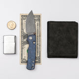 Porcupine TiSlim | Acid Wash Blue Ti + Acid Stonewash S90V - A4814