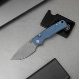Porcupine TiSlim | Acid Wash Blue Ti + Acid Stonewash S90V - A4814