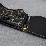 Porcupine TiSlim | Black & Gold Ti + Blackwash S90V - A4815
