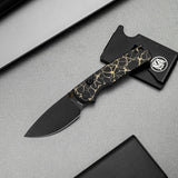 Porcupine TiSlim | Black & Gold Ti + Blackwash S90V - A4815