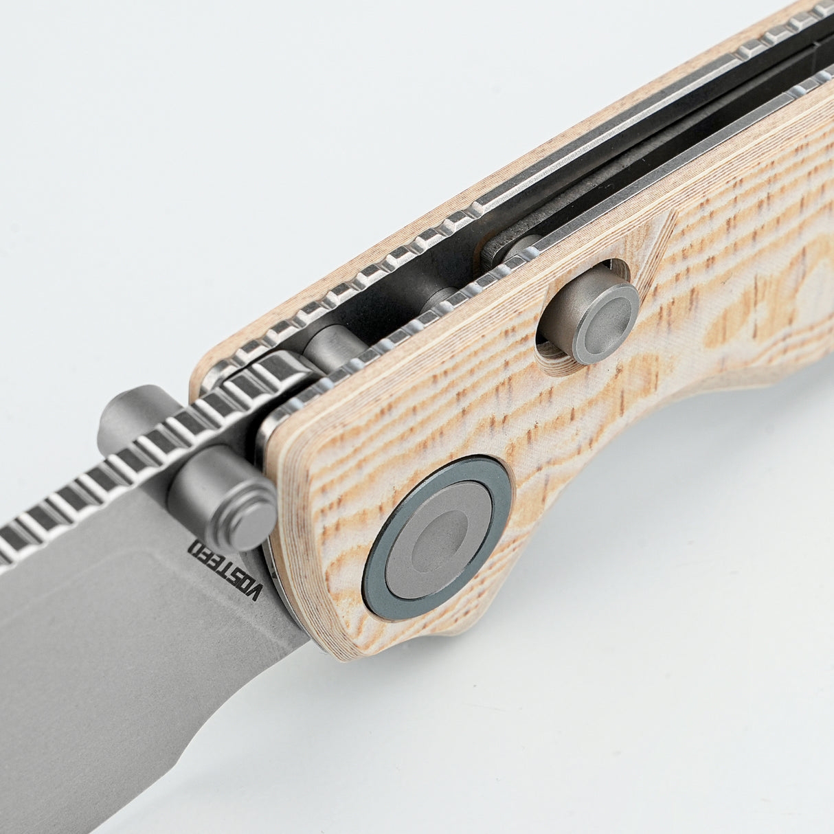 Porcupine | Ivory Drift Bamboo Micarta + Stonewash 14C28N - A2626