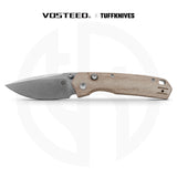 Psyop 299 | Natural Norplex UltreX Micarta™ + Stonewash S35VN - A2229
