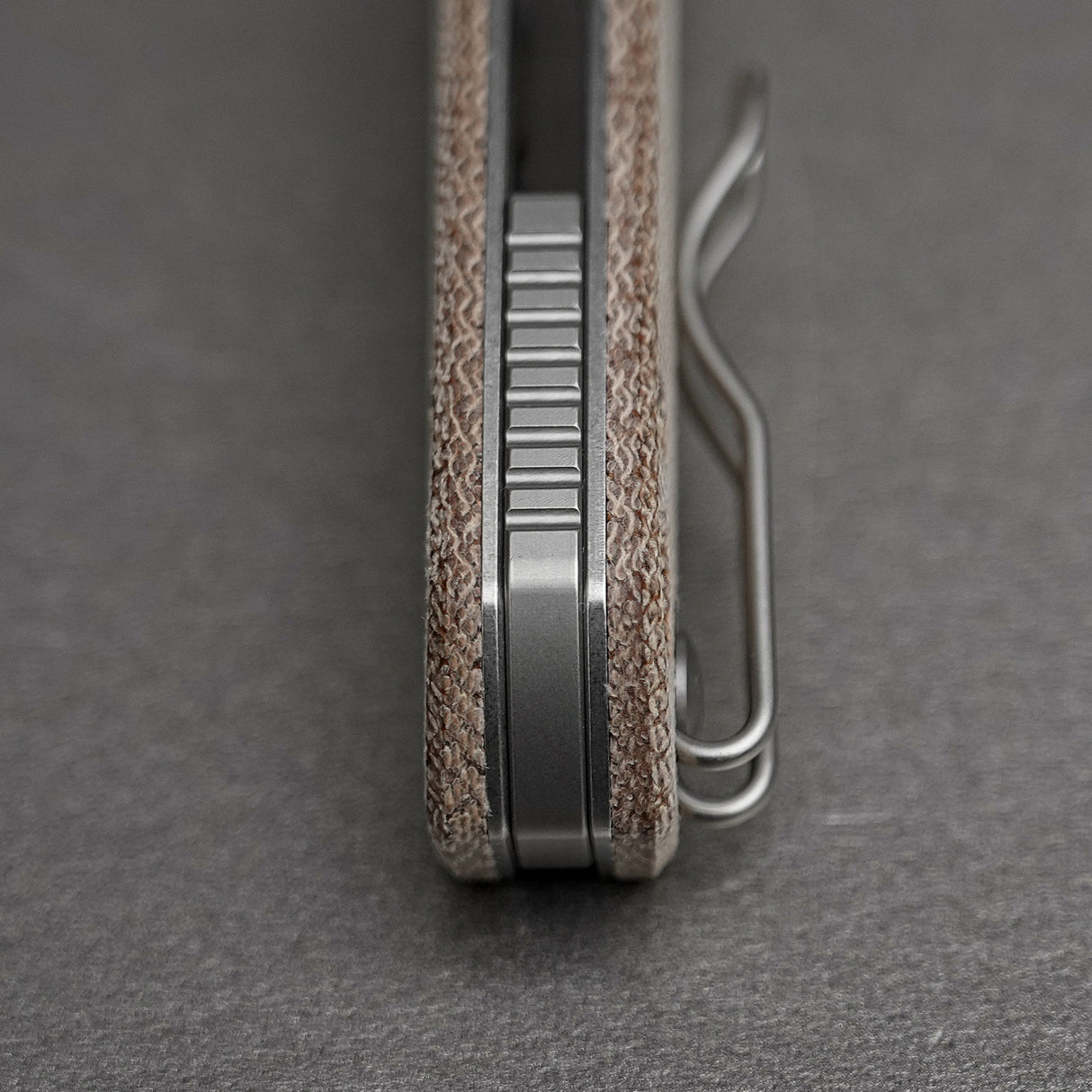 Psyop 299 | Natural Norplex UltreX Micarta™ + Stonewash S35VN - A2229