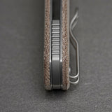 Psyop 299 | Natural Norplex UltreX Micarta™ + Stonewash S35VN - A2229