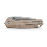 Psyop 299 | Natural Norplex UltreX Micarta™ + Stonewash S35VN - A2229
