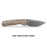 Psyop 299 | Natural Norplex UltreX Micarta™ + Stonewash S35VN - A2229