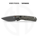 Psyop 299 | Black Norplex UltreX Micarta™ + Destroyer Grey S35VN - A2230