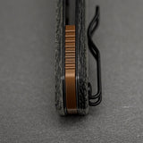 Psyop 299 | Black Norplex UltreX Micarta™ + Destroyer Grey S35VN - A2230