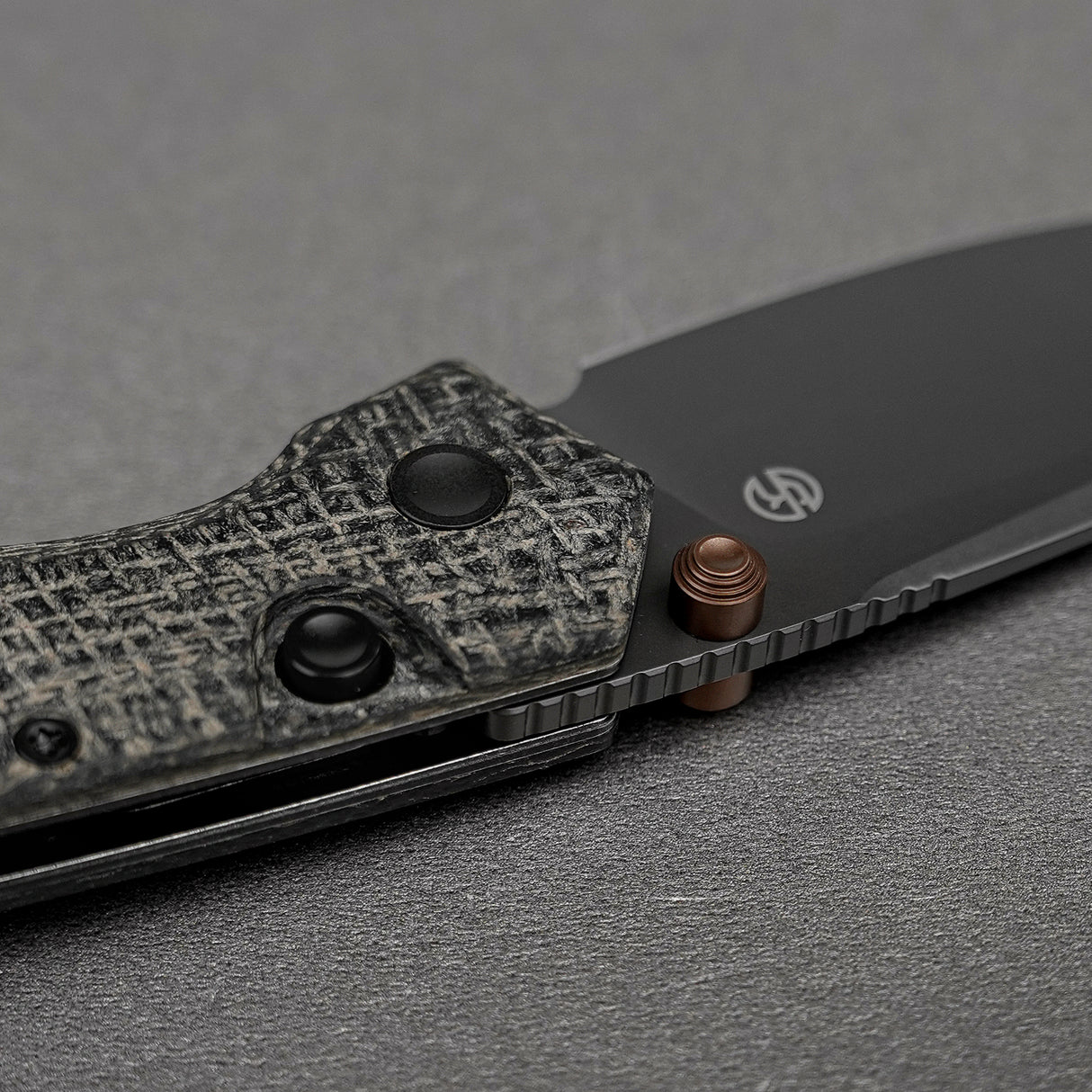 Psyop 299 | Black Norplex UltreX Micarta™ + Destroyer Grey S35VN - A2230