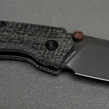 Psyop 299 | Black Norplex UltreX Micarta™ + Destroyer Grey S35VN - A2230