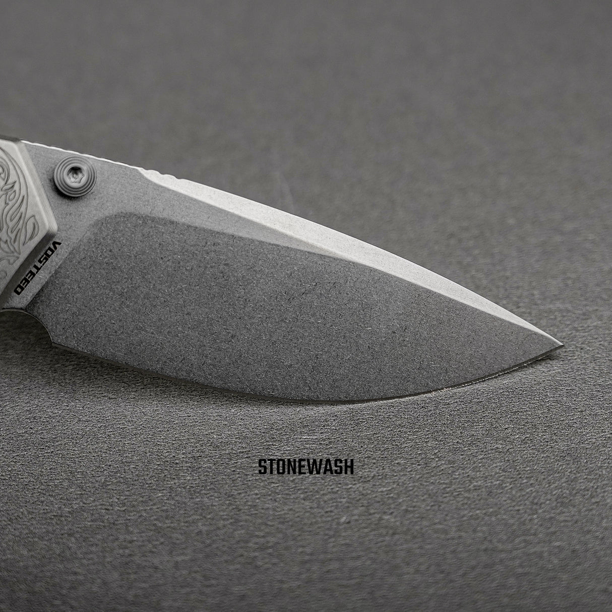 Psyop 299 | Natural Norplex UltreX Micarta™ Engraved Ti Bolster + Stonewash S35VN - A2232