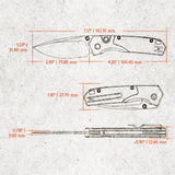 Psyop 299 | Black Norplex UltreX Micarta™ Ti Bolster + Blackwash S35VN - A2233