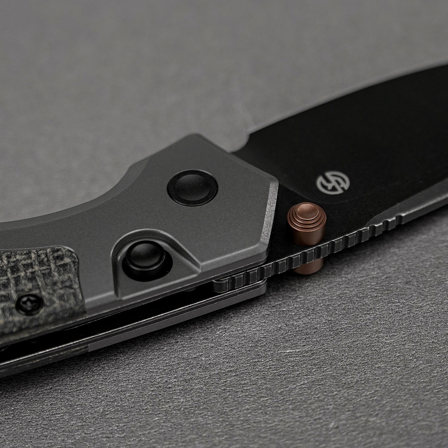 Psyop 299 | Black Norplex UltreX Micarta™ Ti Bolster + Blackwash S35VN - A2233