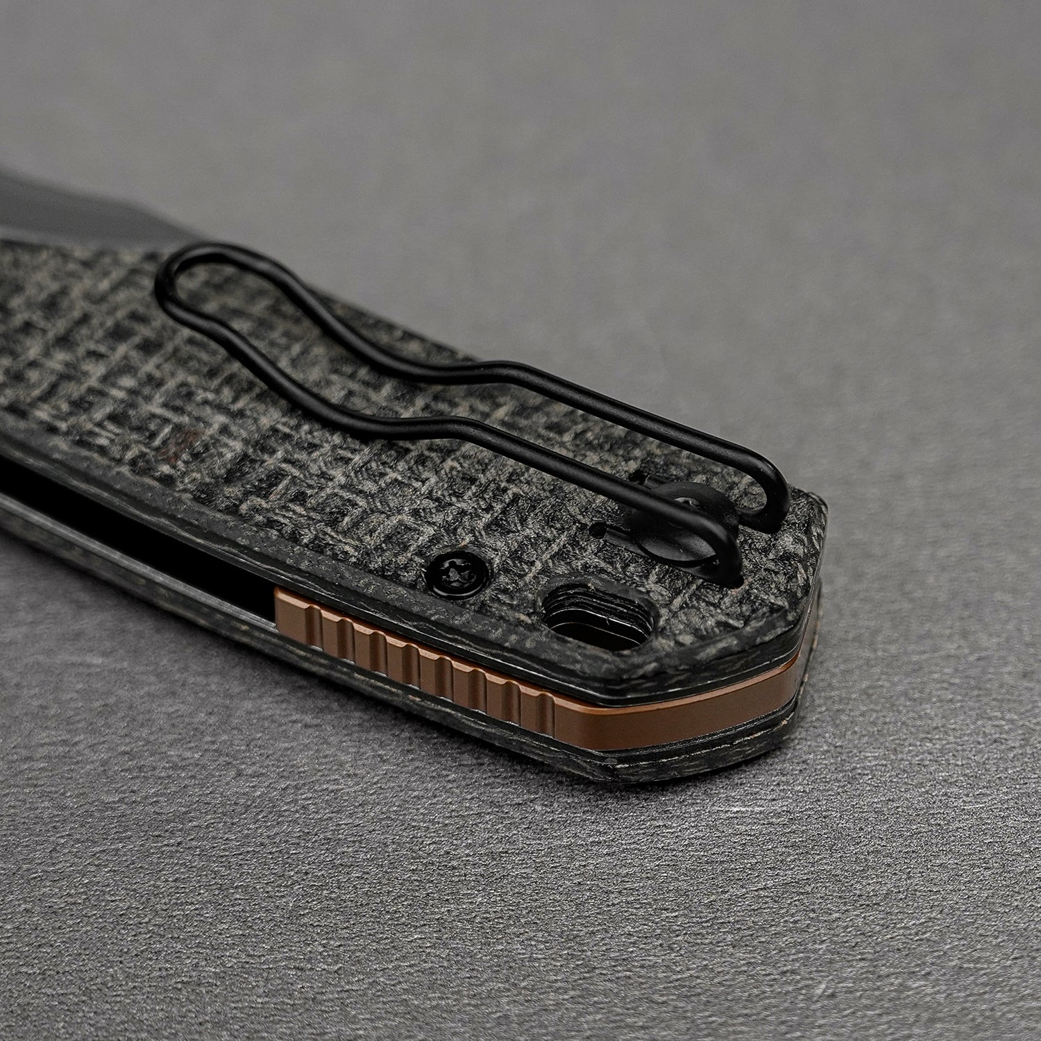 Psyop 299 | Black Norplex UltreX Micarta™ Ti Bolster + Blackwash S35VN - A2233