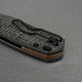 Psyop 299 | Black Norplex UltreX Micarta™ Ti Bolster + Blackwash S35VN - A2233